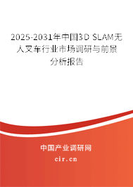 2025-2031年中國3D SLAM無人叉車行業(yè)市場調研與前景分析報告