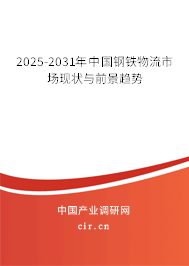 2025-2031年中國鋼鐵物流市場(chǎng)現(xiàn)狀與前景趨勢(shì)
