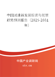 中國減速器發(fā)展現(xiàn)狀與前景趨勢預(yù)測報(bào)告（2025-2031年）