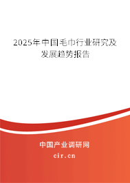 2025年中國(guó)毛巾行業(yè)研究及發(fā)展趨勢(shì)報(bào)告