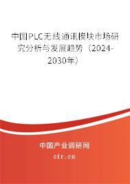 中國PLC無線通訊模塊市場研究分析與發(fā)展趨勢（2024-2030年）