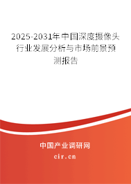 2025-2031年中國深度攝像頭行業(yè)發(fā)展分析與市場前景預(yù)測報告