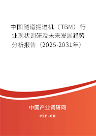 中國隧道掘進機（TBM）行業(yè)現(xiàn)狀調(diào)研及未來發(fā)展趨勢分析報告（2025-2031年）