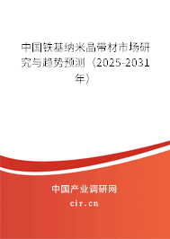 中國鐵基納米晶帶材市場研究與趨勢預(yù)測（2025-2031年）