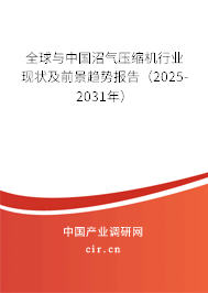 全球與中國(guó)沼氣壓縮機(jī)行業(yè)現(xiàn)狀及前景趨勢(shì)報(bào)告（2025-2031年）