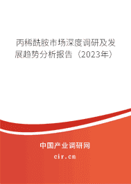 丙稀酰胺市場(chǎng)深度調(diào)研及發(fā)展趨勢(shì)分析報(bào)告（2023年）