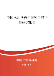中國水油法再生膠項目可行性研究報告