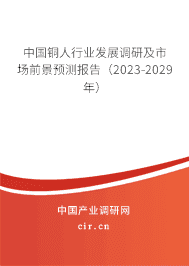 中國銅人行業(yè)發(fā)展調(diào)研及市場前景預(yù)測報告（2023-2029年）