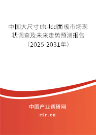 中國大尺寸tft-lcd面板市場現(xiàn)狀調(diào)查及未來走勢預(yù)測報告（2025-2031年）