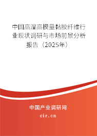 中國(guó)高濕高模量黏膠纖維行業(yè)現(xiàn)狀調(diào)研與市場(chǎng)前景分析報(bào)告（2025年）