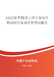 2025版中國(guó)海上風(fēng)力發(fā)電市場(chǎng)調(diào)研與發(fā)展前景預(yù)測(cè)報(bào)告