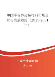中國(guó)半導(dǎo)體封裝材料市場(chǎng)現(xiàn)狀與發(fā)展趨勢(shì)（2025-2031年）