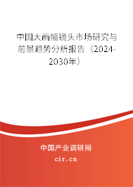 中國大畫幅鏡頭市場研究與前景趨勢分析報告（2024-2030年）