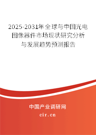 2025-2031年全球與中國光電圖像器件市場現(xiàn)狀研究分析與發(fā)展趨勢預(yù)測報告