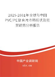2025-2031年全球與中國PVC/PE復(fù)合片市場現(xiàn)狀及前景趨勢分析報告