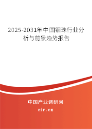 2025-2031年中國銦珠行業(yè)分析與前景趨勢報(bào)告