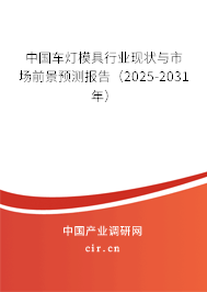 中國(guó)車燈模具行業(yè)現(xiàn)狀與市場(chǎng)前景預(yù)測(cè)報(bào)告（2025-2031年）