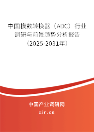 中國模數(shù)轉(zhuǎn)換器（ADC）行業(yè)調(diào)研與前景趨勢分析報(bào)告（2025-2031年）