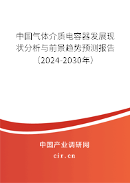 中國氣體介質(zhì)電容器發(fā)展現(xiàn)狀分析與前景趨勢預(yù)測報告（2024-2030年）