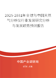 2024-2030年全球與中國天然氣分析儀行業(yè)發(fā)展研究分析與發(fā)展趨勢預(yù)測報告