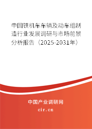中國(guó)鐵機(jī)車(chē)車(chē)輛及動(dòng)車(chē)組制造行業(yè)發(fā)展調(diào)研與市場(chǎng)前景分析報(bào)告（2025-2031年）