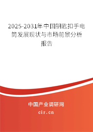 2025-2031年中國(guó)鑰匙扣手電筒發(fā)展現(xiàn)狀與市場(chǎng)前景分析報(bào)告
