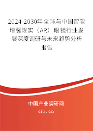 2024-2030年全球與中國智能增強(qiáng)現(xiàn)實(shí)（AR）眼鏡行業(yè)發(fā)展深度調(diào)研與未來趨勢分析報(bào)告
