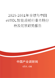 2025-2031年全球與中國eVTOL智能座艙行業(yè)市場分析及前景趨勢報(bào)告