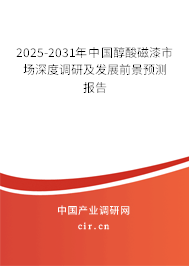2025-2031年中國(guó)醇酸磁漆市場(chǎng)深度調(diào)研及發(fā)展前景預(yù)測(cè)報(bào)告