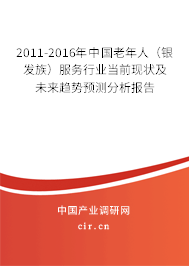 2011-2016年中國老年人（銀發(fā)族）服務(wù)行業(yè)當(dāng)前現(xiàn)狀及未來趨勢預(yù)測分析報(bào)告
