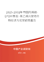 2025-2031年中國(guó)丙烯腈-EPDM橡膠-苯乙烯共聚物市場(chǎng)現(xiàn)狀與前景趨勢(shì)報(bào)告