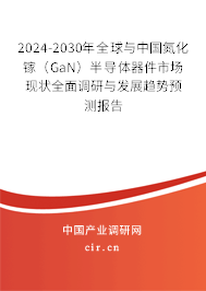 2024-2030年全球與中國氮化鎵（GaN）半導(dǎo)體器件市場(chǎng)現(xiàn)狀全面調(diào)研與發(fā)展趨勢(shì)預(yù)測(cè)報(bào)告