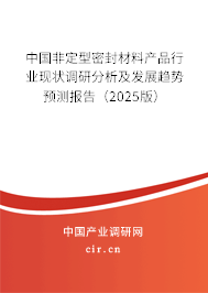 中國(guó)非定型密封材料產(chǎn)品行業(yè)現(xiàn)狀調(diào)研分析及發(fā)展趨勢(shì)預(yù)測(cè)報(bào)告（2025版）