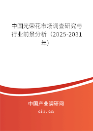 中國光榮花市場調查研究與行業(yè)前景分析（2025-2031年）