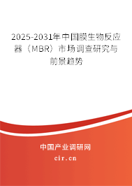 2025-2031年中國膜生物反應(yīng)器（MBR）市場調(diào)查研究與前景趨勢