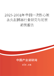2025-2031年中國一次性心臟永久起搏器行業(yè)研究與前景趨勢報告