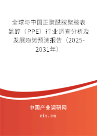 全球與中國(guó)正聚酰胺聚胺表氯醇（PPE）行業(yè)調(diào)查分析及發(fā)展趨勢(shì)預(yù)測(cè)報(bào)告（2025-2031年）