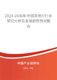 2023-2029年中國其他燈行業(yè)研究分析及發(fā)展趨勢預(yù)測報告