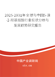 2025-2031年全球與中國5-溴-2-羥基煙酸行業(yè)現(xiàn)狀分析與發(fā)展趨勢(shì)研究報(bào)告