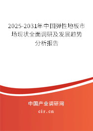 2025-2031年中國彈性地板市場現(xiàn)狀全面調(diào)研及發(fā)展趨勢分析報告