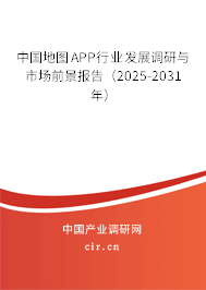 中國(guó)地圖APP行業(yè)發(fā)展調(diào)研與市場(chǎng)前景報(bào)告（2025-2031年）