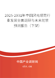 2025-2031年中國(guó)風(fēng)電塔筒行業(yè)發(fā)展全面調(diào)研與未來(lái)前景預(yù)測(cè)報(bào)告（下架）