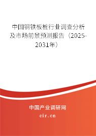 中國鋼鐵板樁行業(yè)調(diào)查分析及市場前景預(yù)測報(bào)告（2025-2031年）