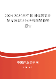 2024-2030年中國固體硫氫化鈉發(fā)展現(xiàn)狀分析與前景趨勢報(bào)告