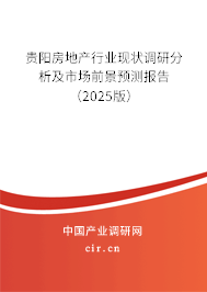 貴陽房地產(chǎn)行業(yè)現(xiàn)狀調(diào)研分析及市場前景預(yù)測報告（2025版）