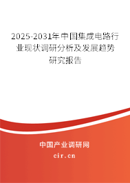 2025-2031年中國(guó)集成電路行業(yè)現(xiàn)狀調(diào)研分析及發(fā)展趨勢(shì)研究報(bào)告