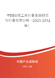 中國絞線工具行業(yè)發(fā)展研究與行業(yè)前景分析（2025-2031年）