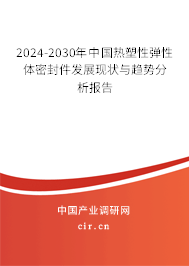 2024-2030年中國熱塑性彈性體密封件發(fā)展現(xiàn)狀與趨勢(shì)分析報(bào)告