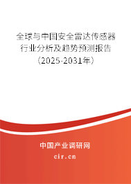 全球與中國安全雷達(dá)傳感器行業(yè)分析及趨勢預(yù)測報告（2025-2031年）