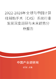 2022-2028年全球與中國計(jì)算機(jī)輔助手術(shù)（CAS）系統(tǒng)行業(yè)發(fā)展深度調(diào)研與未來趨勢分析報告